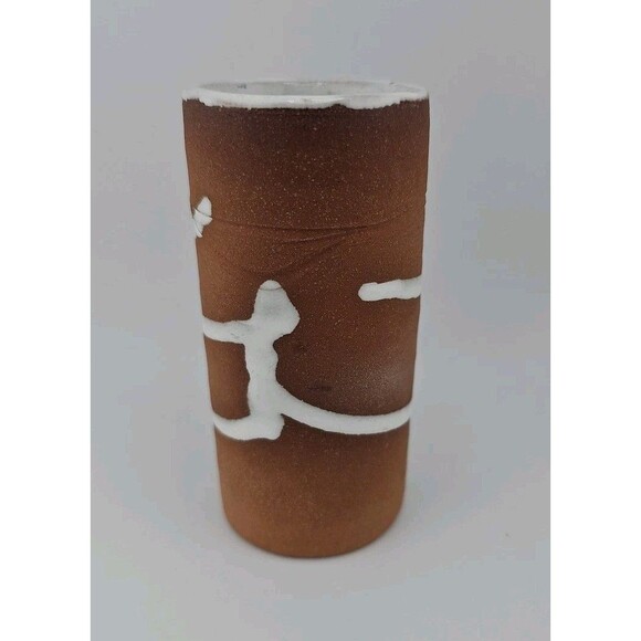 Stephen Pearce Studio Art Pottery Vase Shanagarry Irish Pottery Redware White - Picture 3 of 11